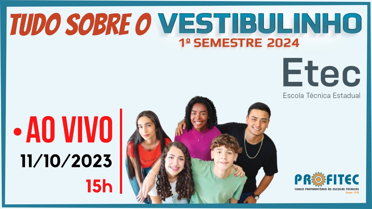 Vestibulinho ETEC 2024 | Tudo sobre a inscrição e a prova
