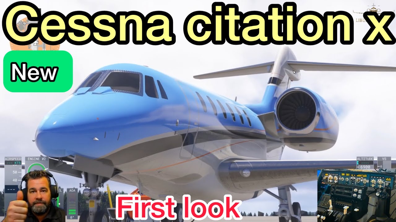 Cessna Citation X C750 FIRST LOOK! | FlightFX Brings Luxury to MSFS 2024