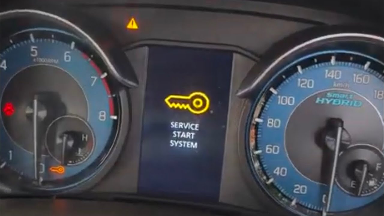Maruti Suzuki Ertiga cluster meter warning service start system problem