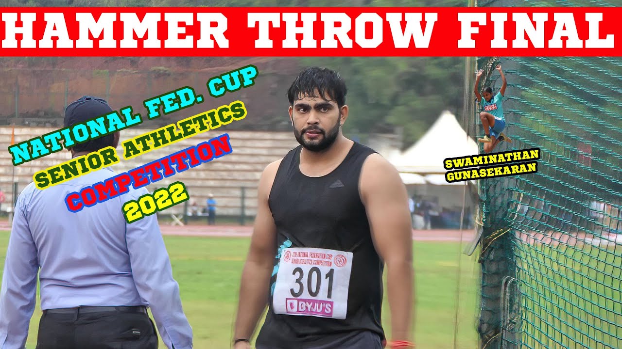 Hammer throw men final || 25th National Fed. Cup Senior Athletics Competition 2022