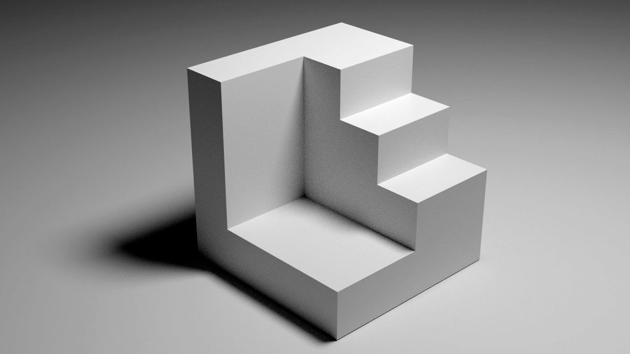 Blender3D Examen Ordinario Titular DT Aplicado de la EBAU, 2023 2024 P1 Perspectiva Cónica Oblicua