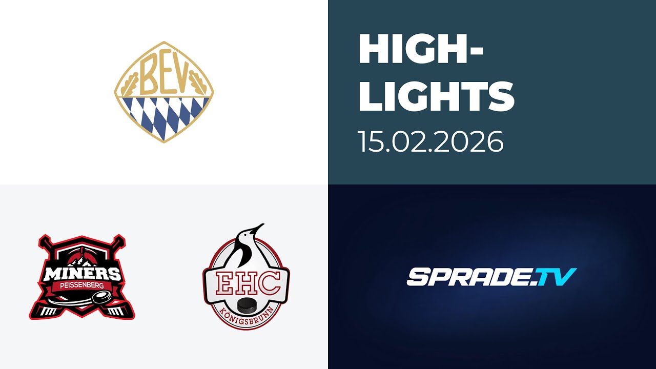 15.02.2026 - Highlights - Peißenberg Miners vs. EHC Königsbrunn