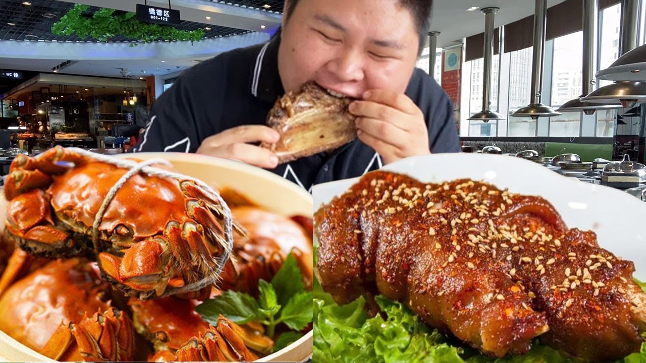 挑战厦门海鲜蒸汽自助餐！126一位，整根猪蹄抱着啃真过瘾【都市陈大胖】