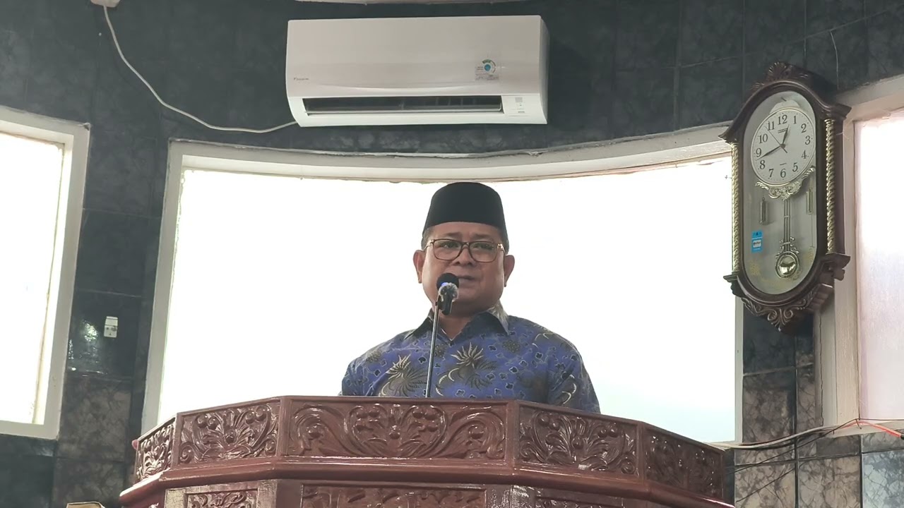 ceramah jumat di bln ramadhan tgl 06 03 2026 oleh ustad; Prof Dr H Zainal Azwar,M Ag