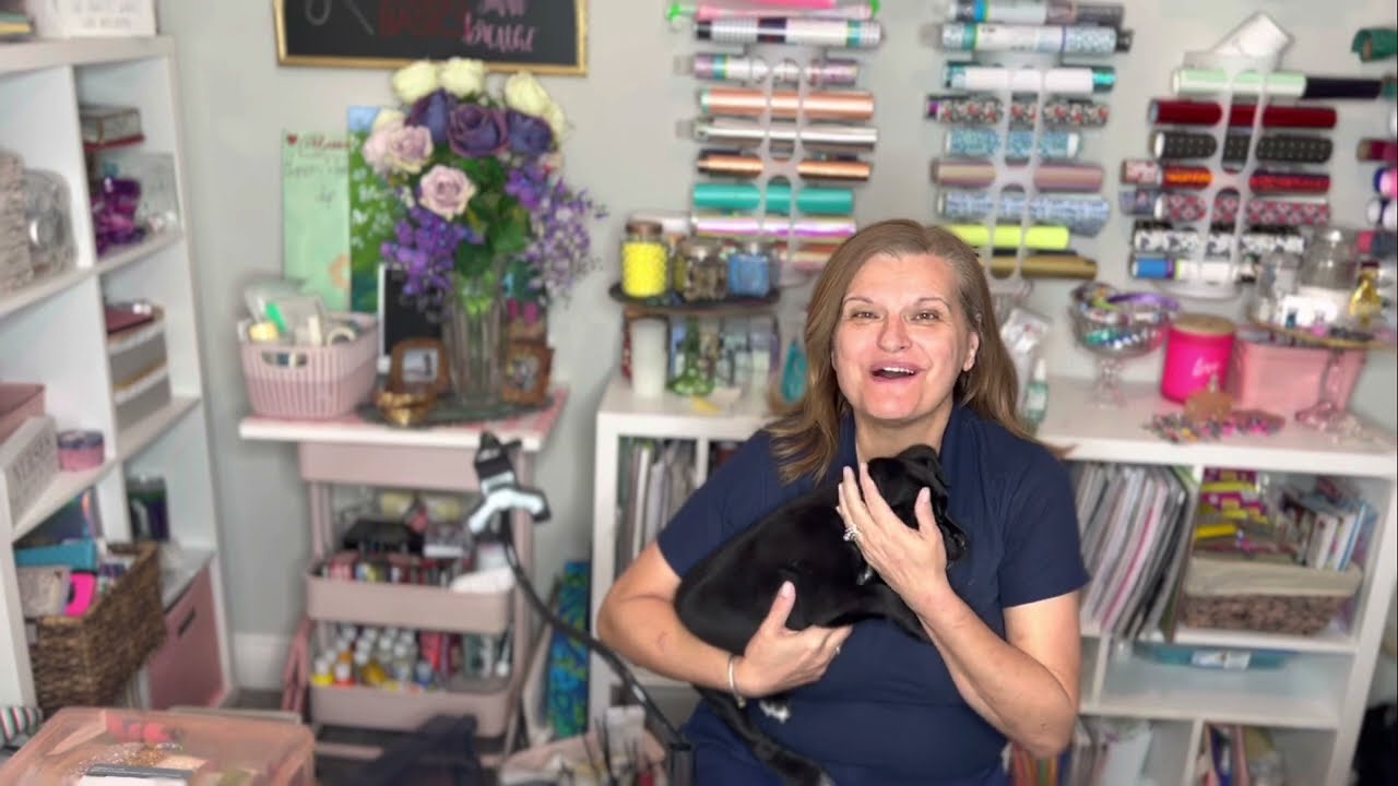 What is the best cricut setting To cut dollar tree glitter vinyl rolls.