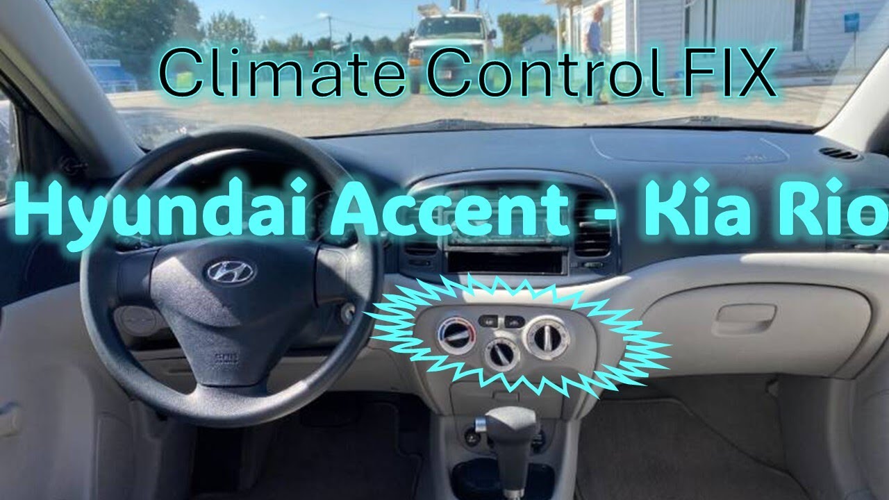 Hyundai Accent 2006-11 Climate Control FIX Kia Rio