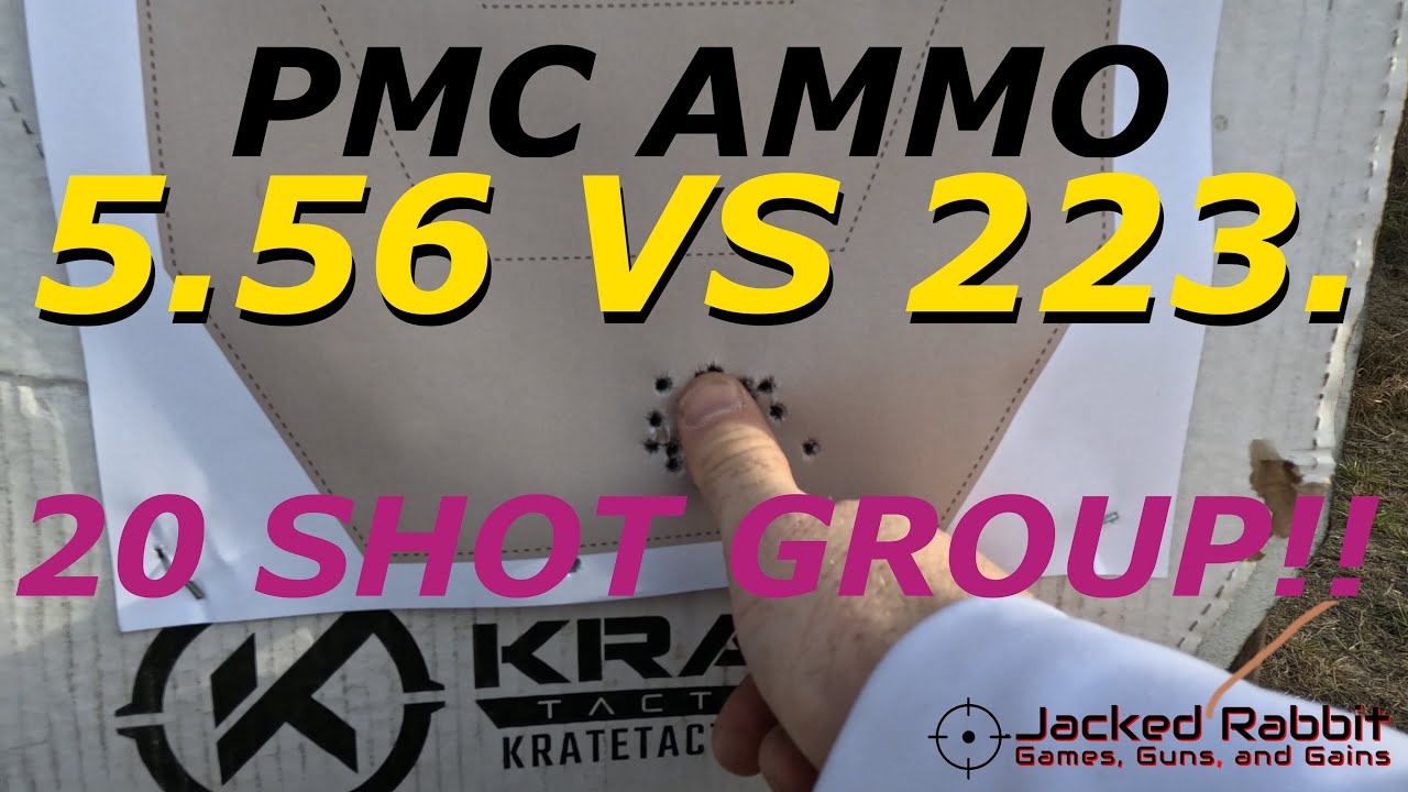 5,56 против 223. Что точнее? Тест точности PMC. Группа из 20 выстрелов.