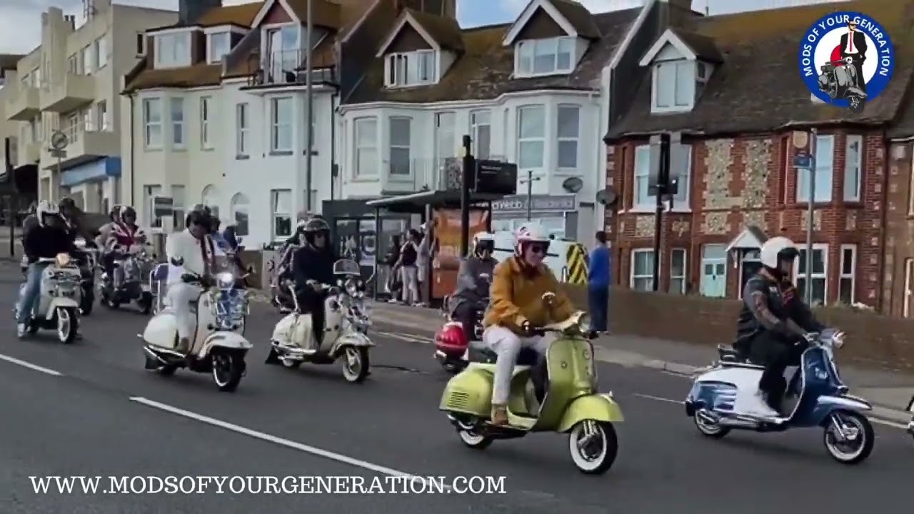 Brighton Mod Weekender ‘Wacky Races’ Ride Out.