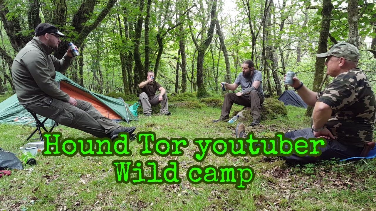 Hound Tor youtuber wild camp