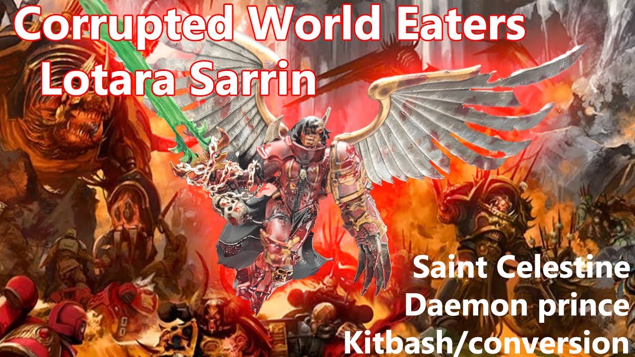 World Eaters Daemon Prince Kitbash/Conversion