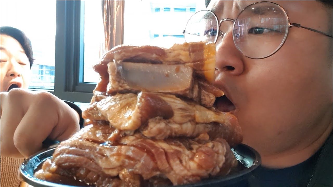맛만 보러 13500원짜리 돼지갈비 무한리필 먹방. Mukbang