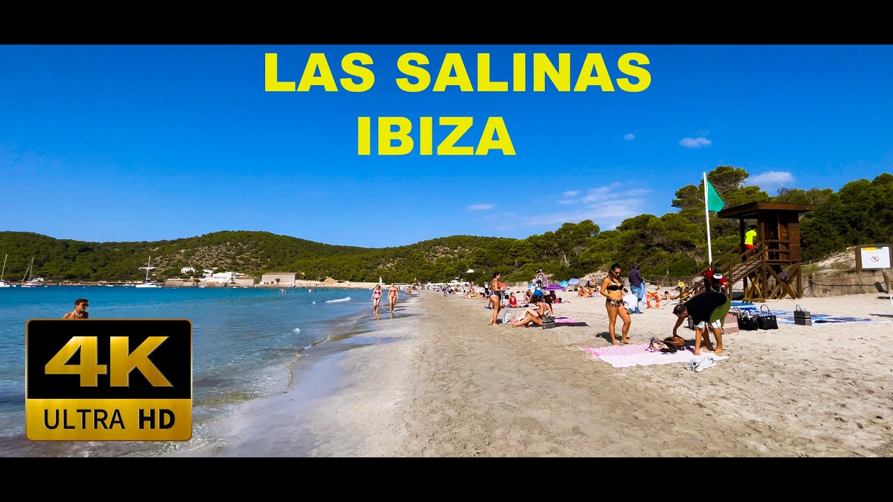 4K IBIZA - SES SALINAS BEACH