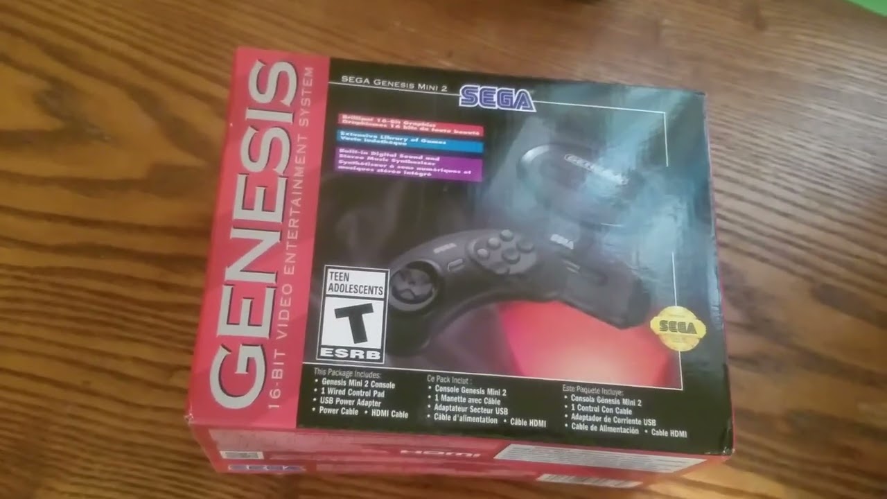 Sega Genesis MegaDrive Mini 2 Unboxing! Can it be hacked!?