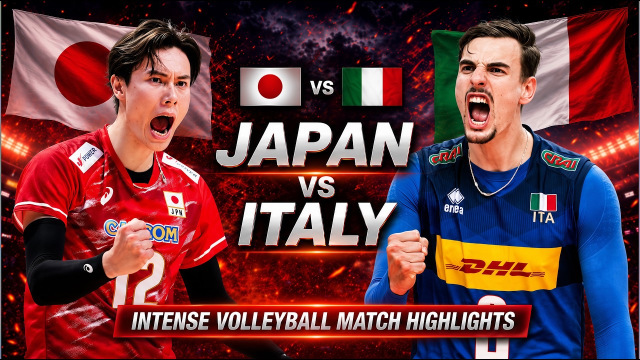 THIS MATCH BROKE THE INTERNET | Japan vs Italy Volleyball Battle