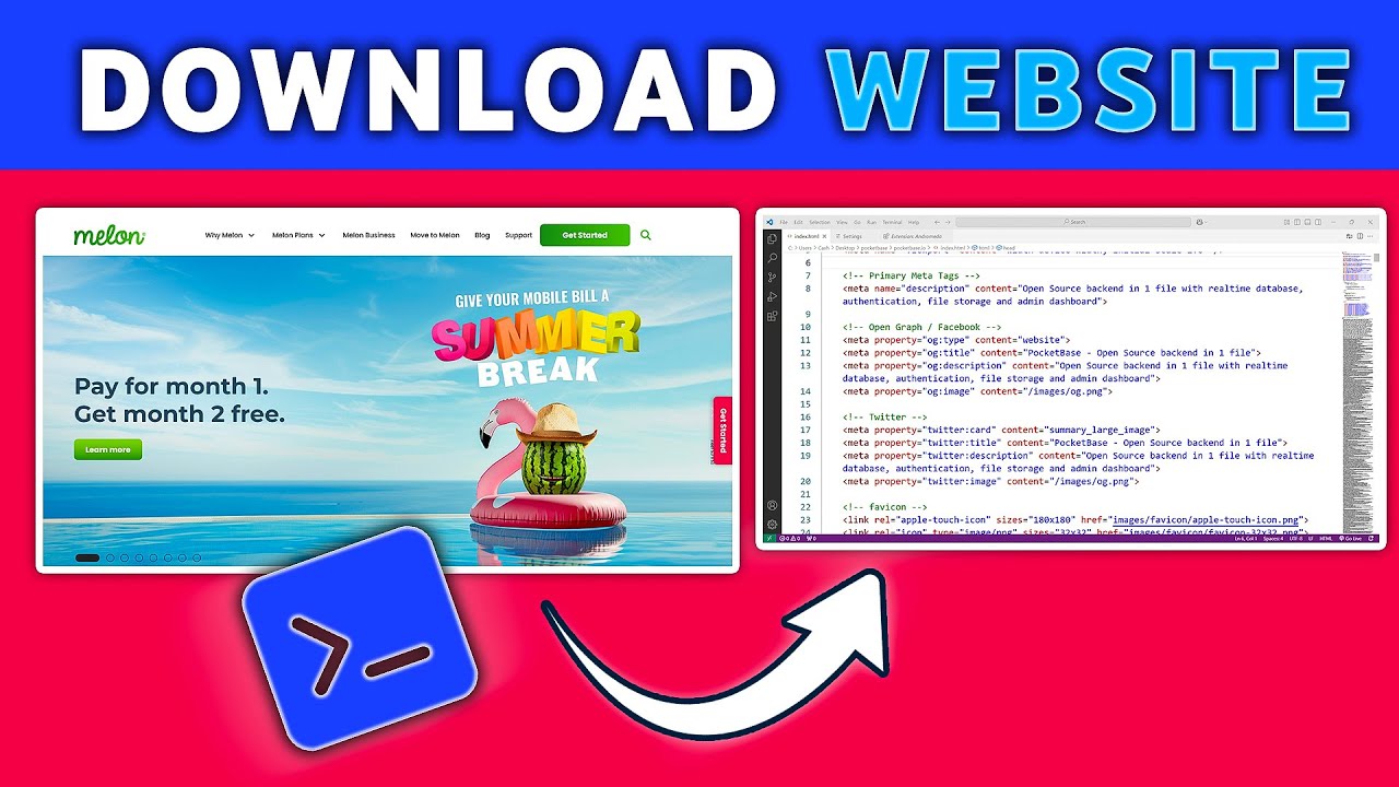 How to Download a Webpage 🔥|  Clone Any Website