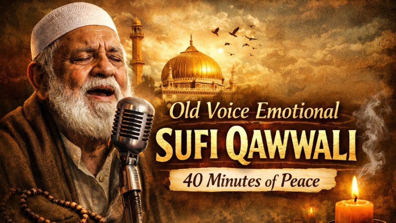 Old Voice Sufi Qawwali (40 Min) | Calm, Peace & Spiritual Comfort