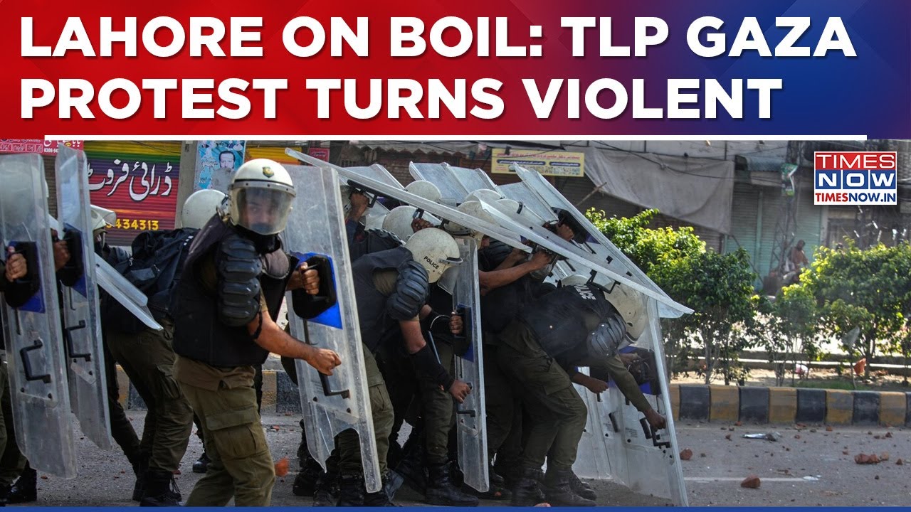 Pakistan On Boil: Chaos In Lahore As TLP Clashes With Police, Gaza Solidarity March&nbsp;Turns&nbsp;Violent