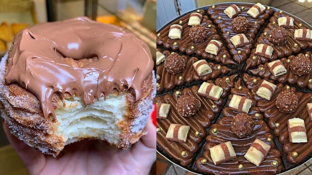 Delicious Chocolate Cookie Waffle Muffin Cake Decorating Ideas | Amazing Nutella Food Compilation