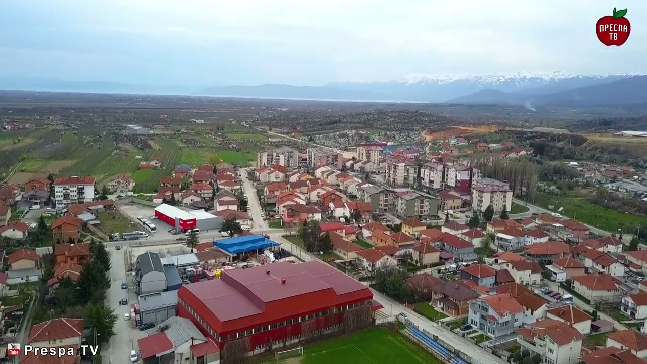 Панорама на градот Ресен [Видео од Дрон] (Април 2022) City View Drone Footage | Resen, Macedonia 🇲🇰