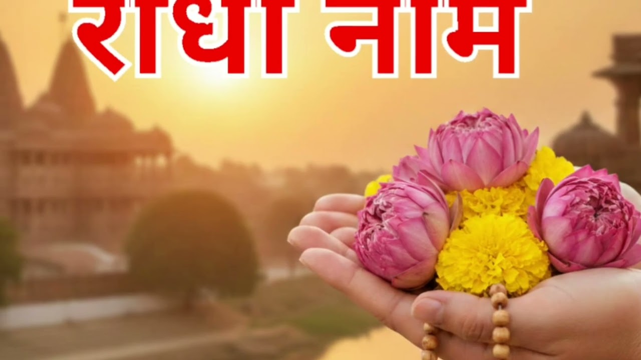 राधा नाम जप 108 बार | शांति और प्रेम का दिव्य अनुभव | Radha Naam Jaap 108 Times