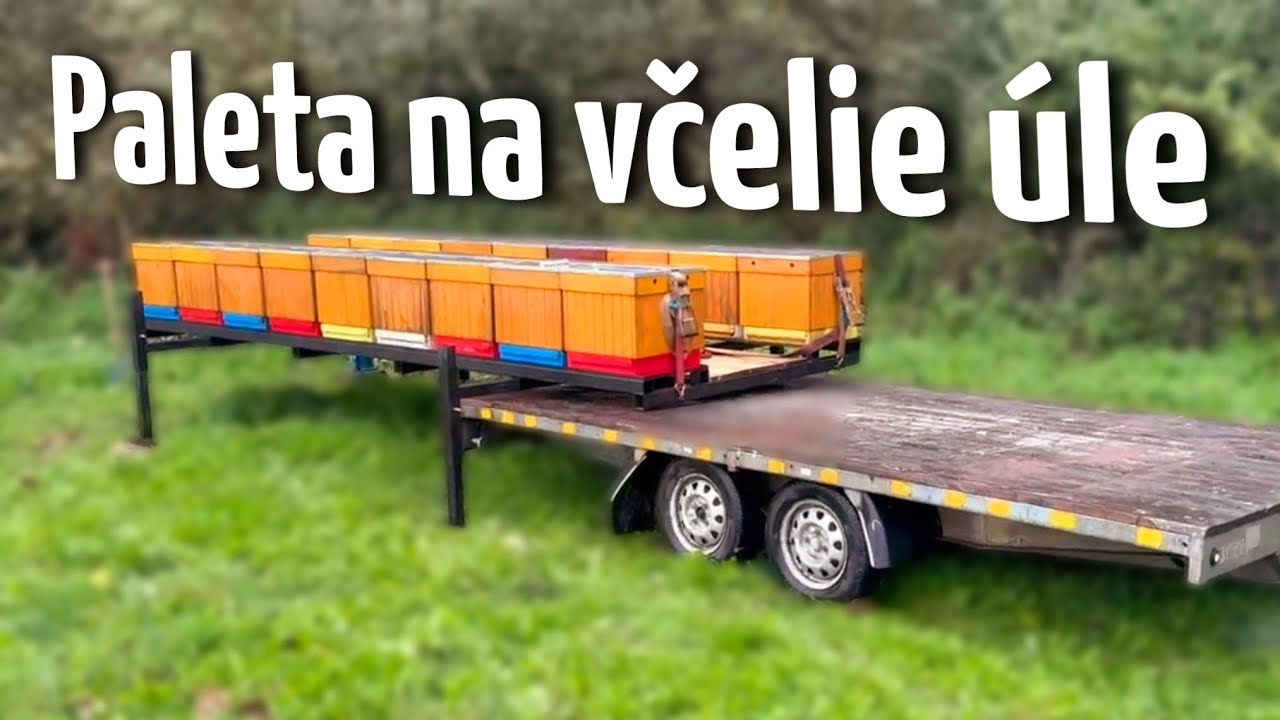 Ako si vyrobiť paletu na včelie úle.