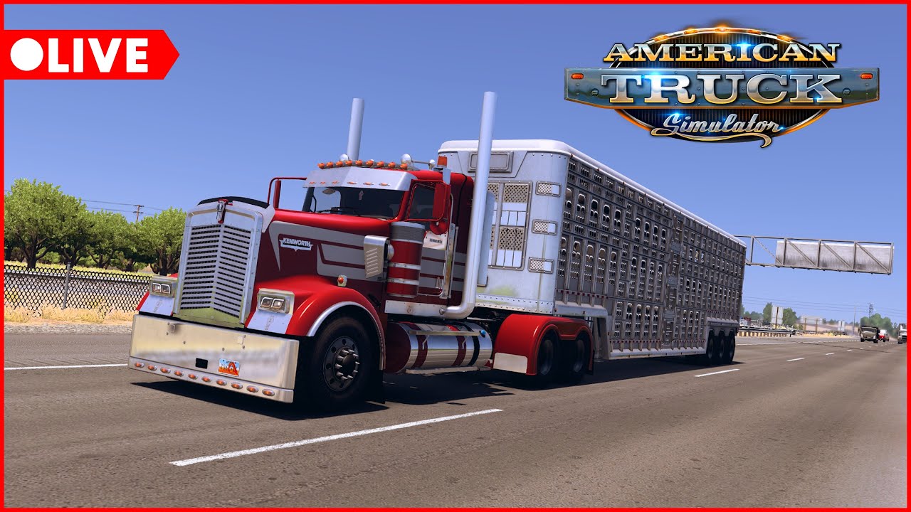 Lets Haul Some Ass in American Truck Simulator + New Truck!