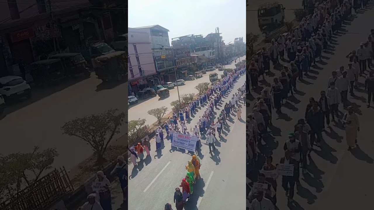 Rally the whole Imphal Manipur