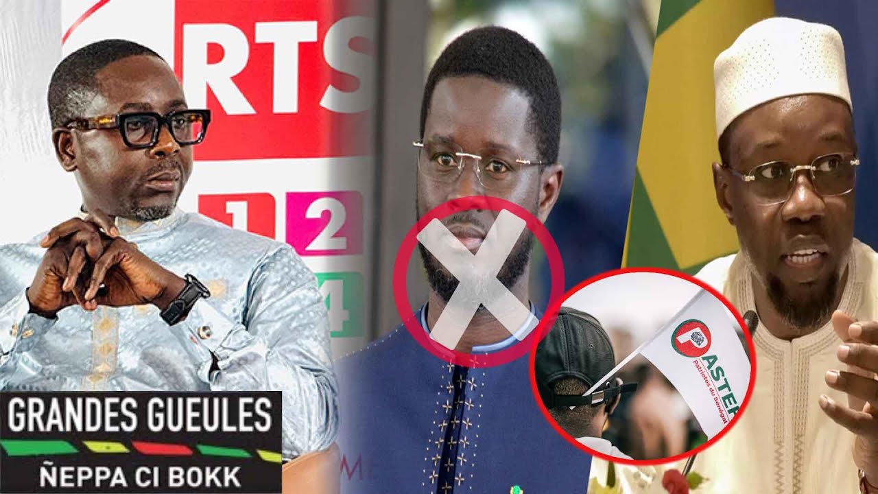 🛑Grandes Gueules - Ça chauffe à la RTS… Diomaye exclu du parti Pastef ?