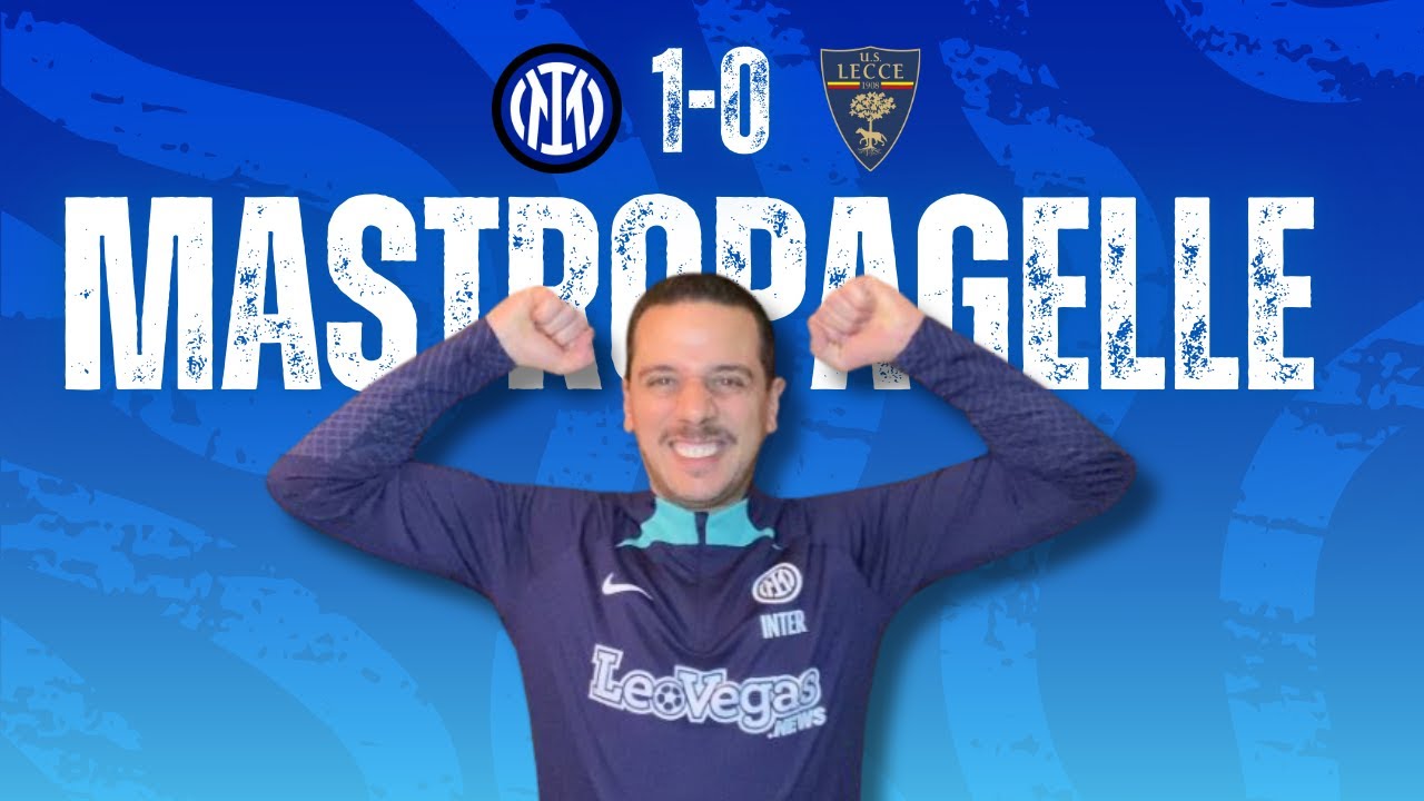 SUPER PIO! MALE BARELLA E THURAM! BENE I SUBENTRATI! MASTROPAGELLE DI INTER-LECCE