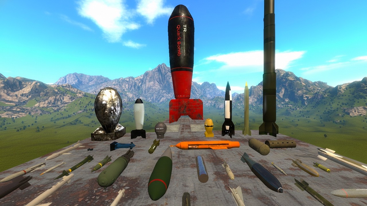 Throwing Every Strongest Nuclear Bomb in GMod