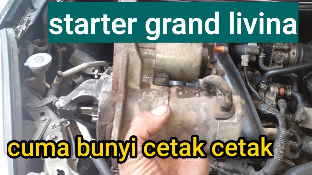 Cara mudah perbaiki dinamo starter GRAND LIVINA - cuma cetak cetak aja