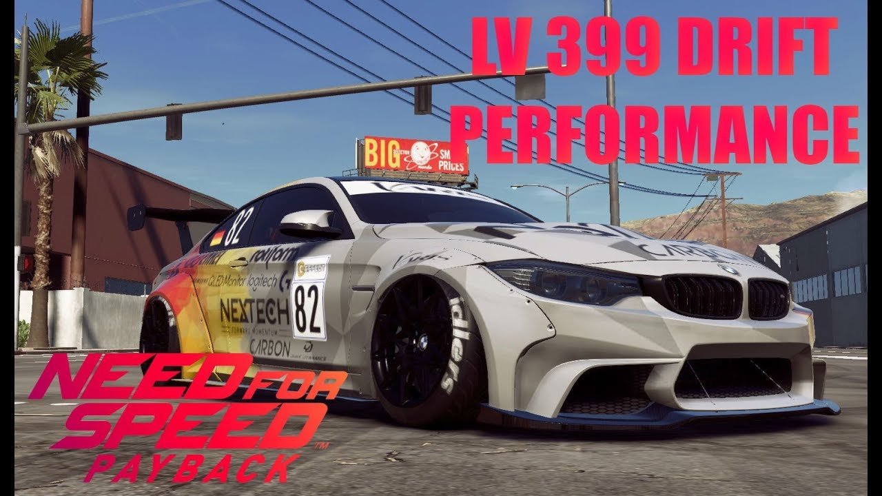 Need For Speed Payback BMW M4 Drift Build LVL 399 Performance and Customization