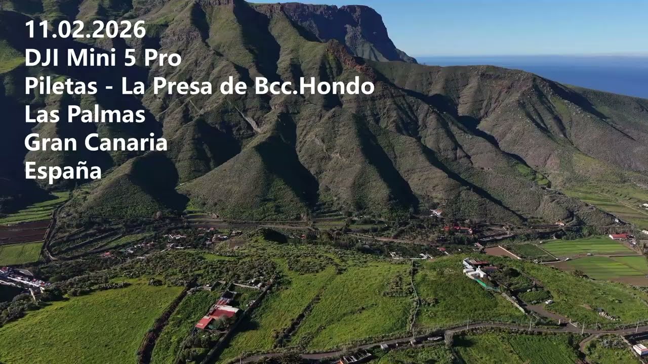 Piletas   La Presa de Bcc Hondo 11.02.2026,DJI Mini 5 Pro,Las Palmas,Gran Canaria,España