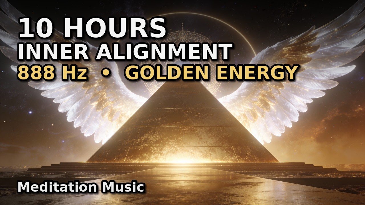 10 Hours Meditation Music for Inner Alignment – 888 Hz Golden Energy