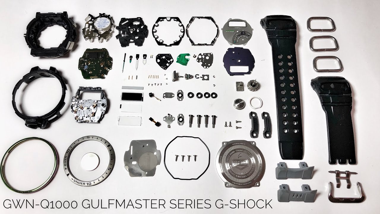 Whats inside a GWN-Q1000 series Quad sensor GULFMASTER G-Shock watch | Part 2 : Module built