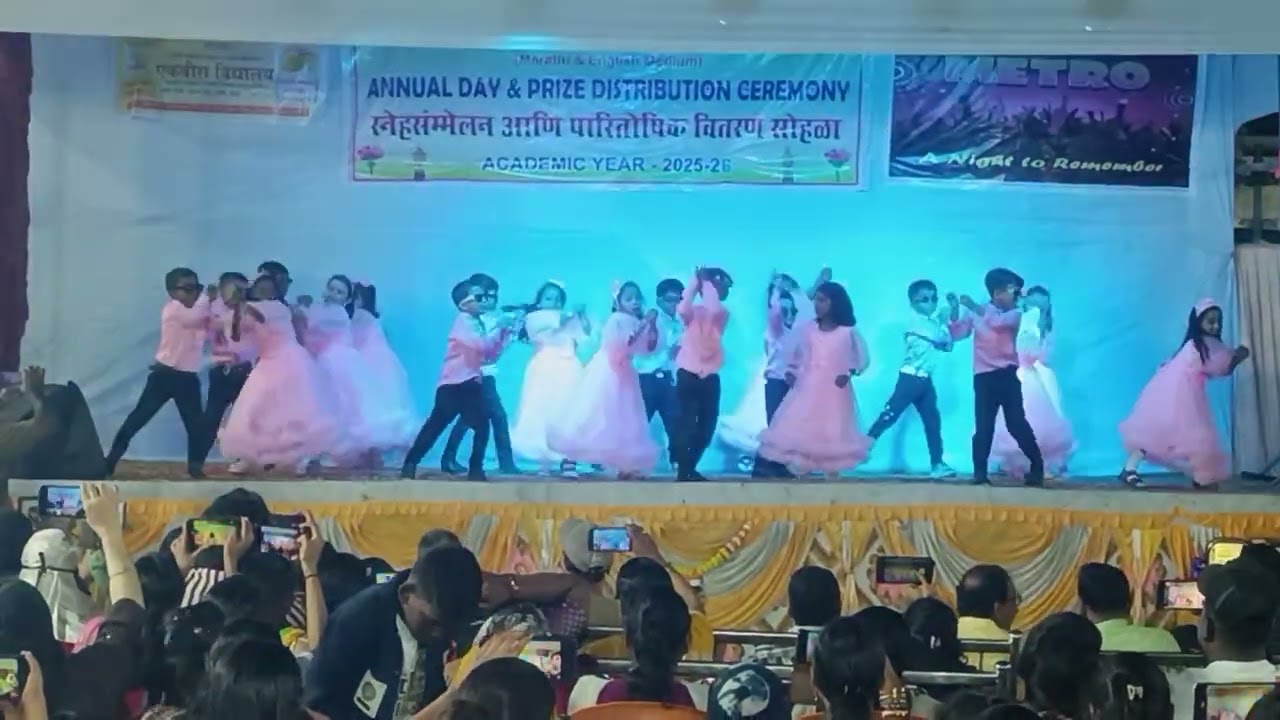 Annual Day Sr. Kg Student Dance Ekveera Vidyalaya #youtube #dance #school #like #comment #video 