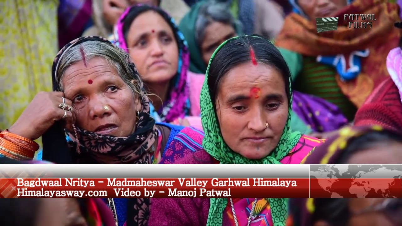 Bagdwal Nritya in vill- raun lank dist rudraprayag  Madmaheswal valley  garhwal  himalayasway com