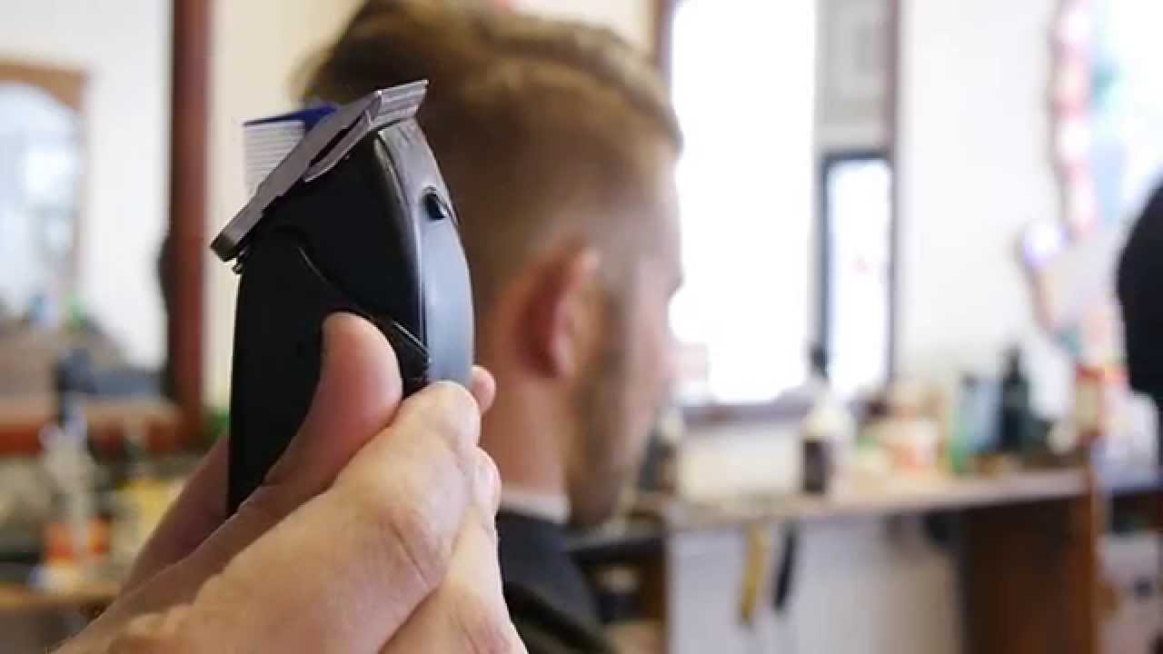 How To Cut  A Traditional Side Part/Pompadour