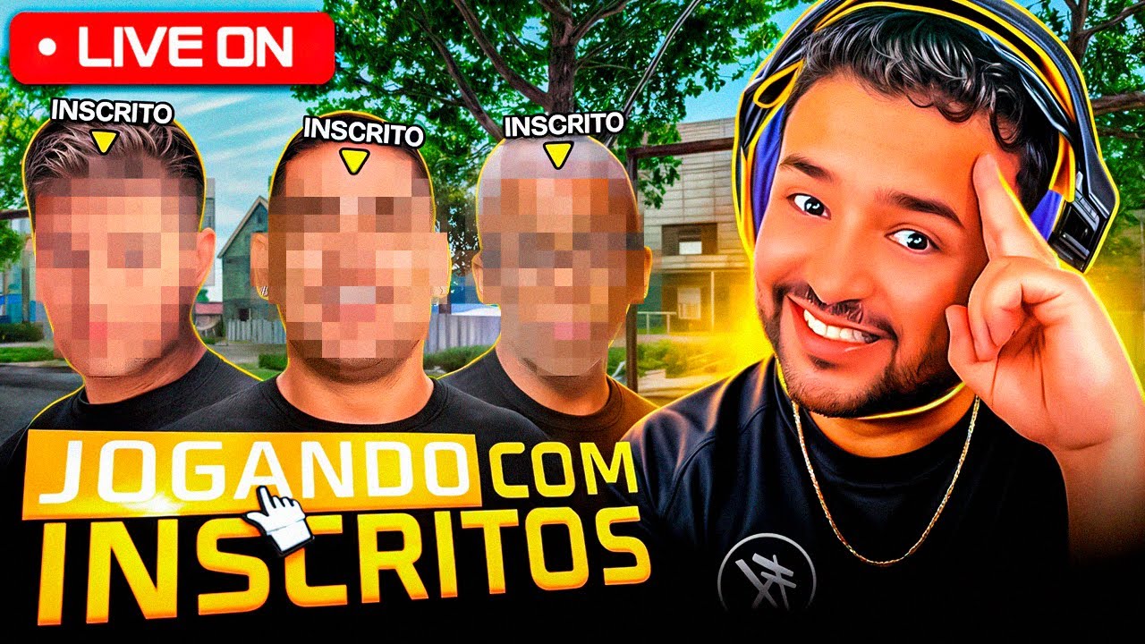 🔴AMO GERAL🚀​FREE FIRE AO VIVO👽FLUXO_CHICAO💜