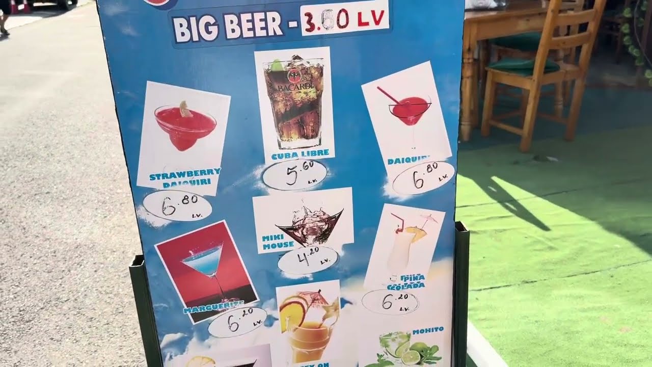 The Cheap as Chips Part of Sunny Beach (2025 Drinks Costs) 🍺 🍹 🇧🇬 