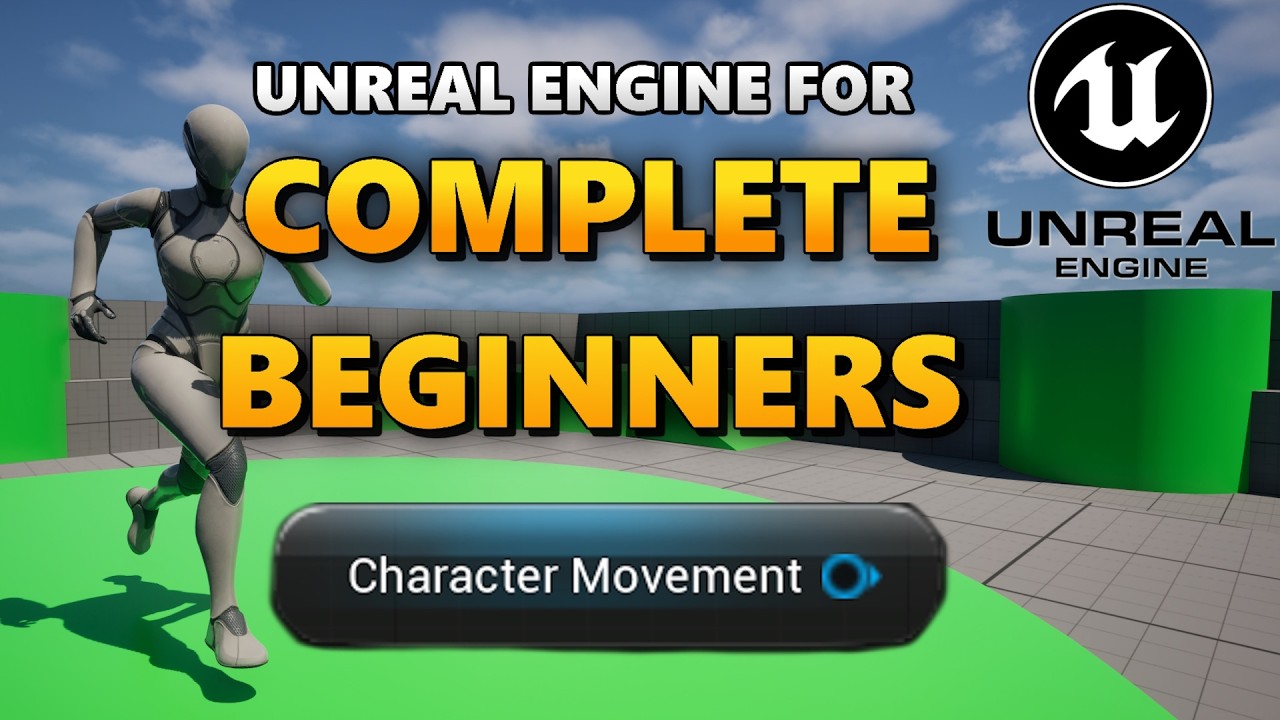 Unreal Engine For COMPLETE BEGINNERS Part 2.1 - Modifying The Character Component