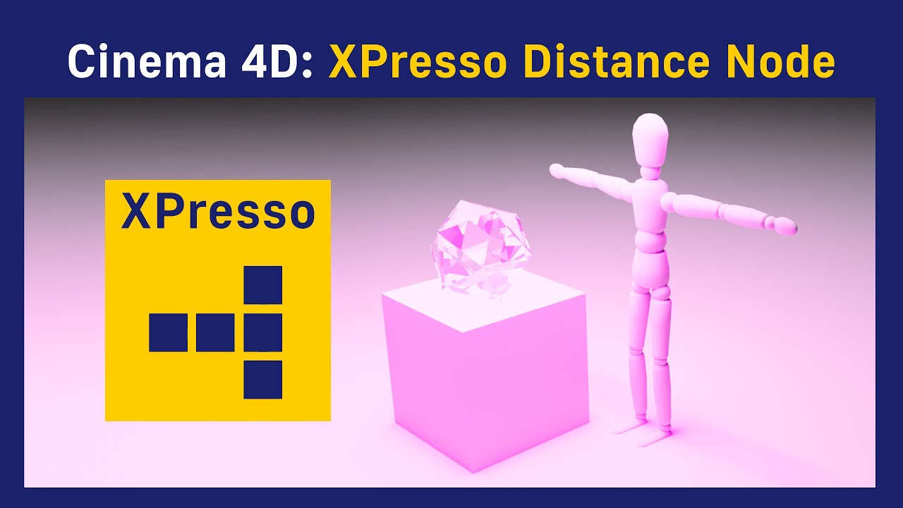 Cinema 4D: XPresso Distance Node