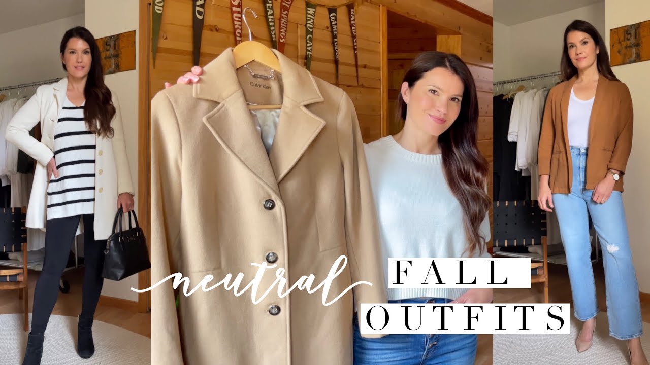 Neutral outfit ideas for fall 2022 | Elevated casual looks for a timeless, smart wardrobe | Amazon