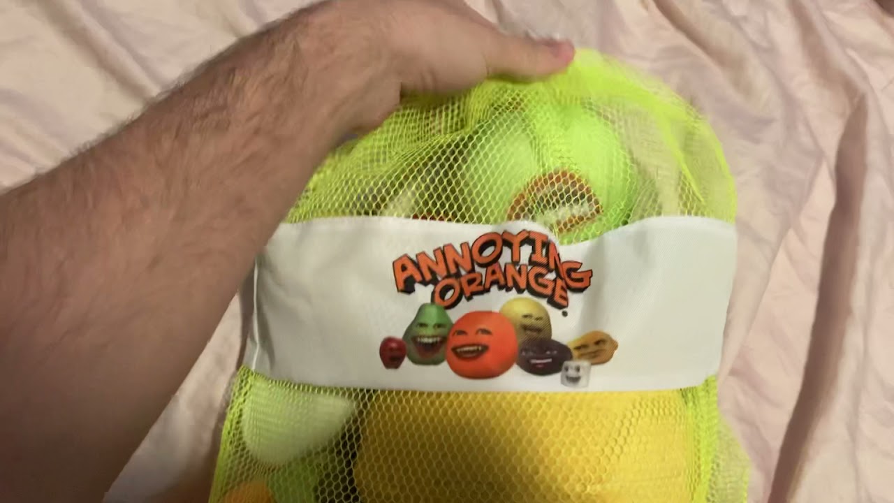 I got my Annoying Orange plushies!!!
