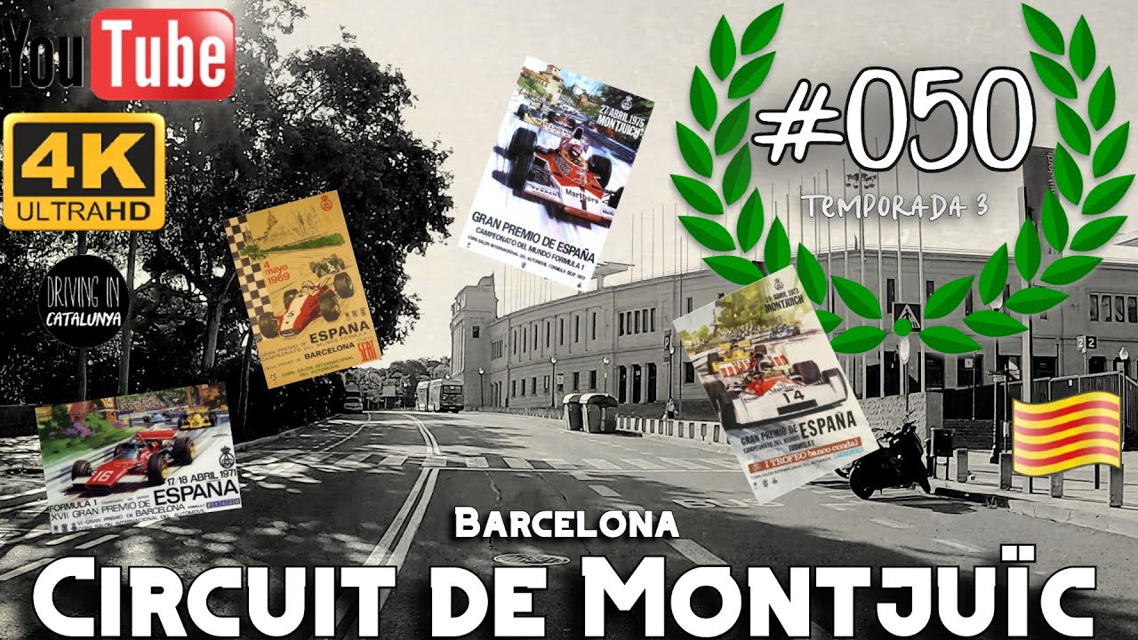 Com és el Circuit de MONTJUÏC l'any 2022? | Catalunya | Historic Drive [4K]
