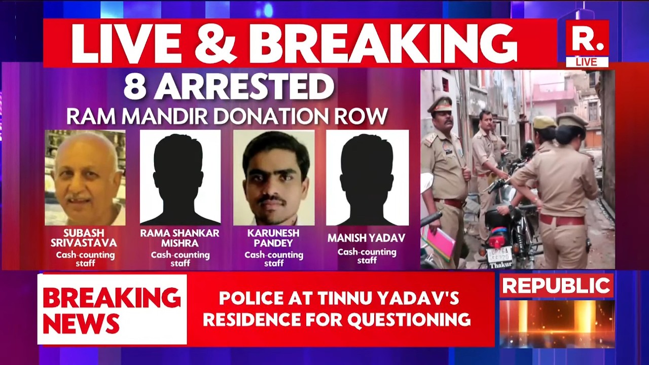 BREAKING LIVE: Ram Mandir Donations Case | Police Raid Accused's Residence, Question Neighbours