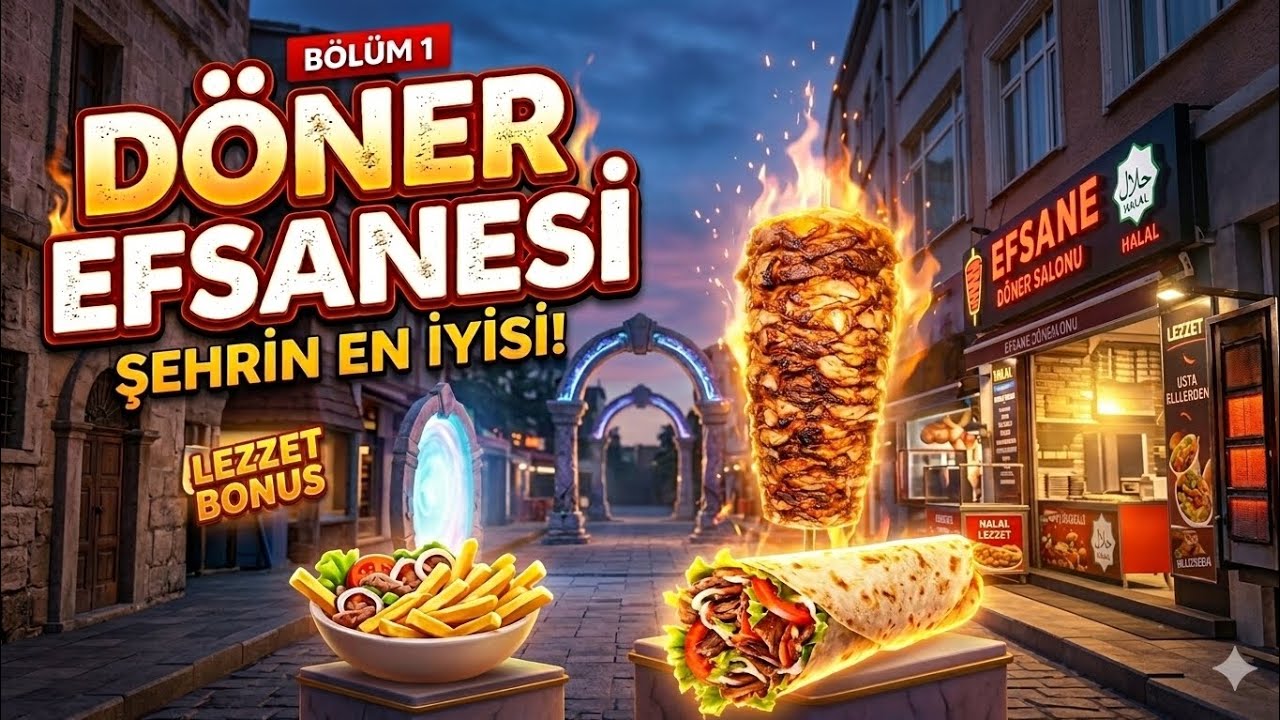 Dönerci oldum bölüm 1 ( döner efsanesi) 