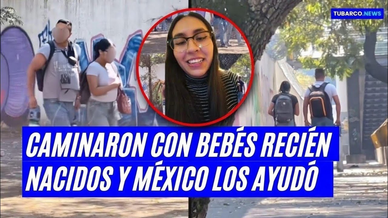 Caminaban con sus bebés prematuros con tanques de oxígeno: el video viral que cambió su destino
