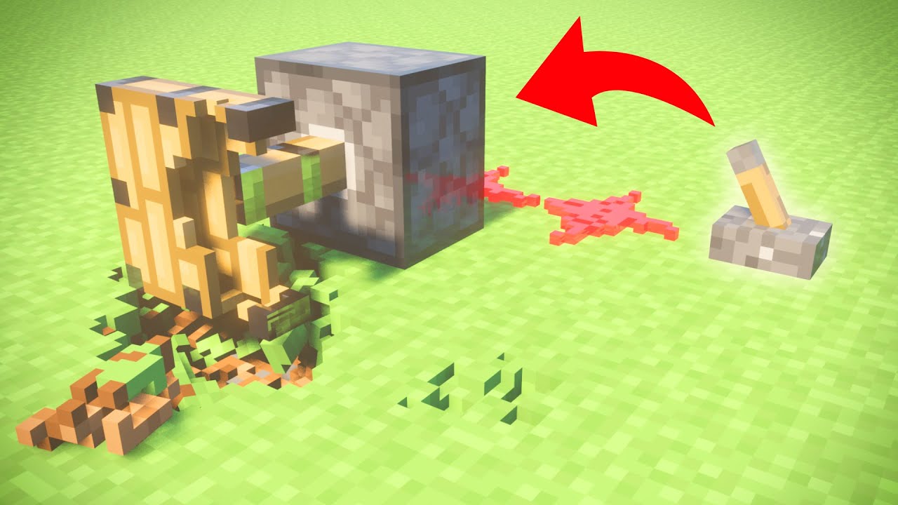 Рабочий редстоун Minecraft в режиме РАЗБОРКИ!