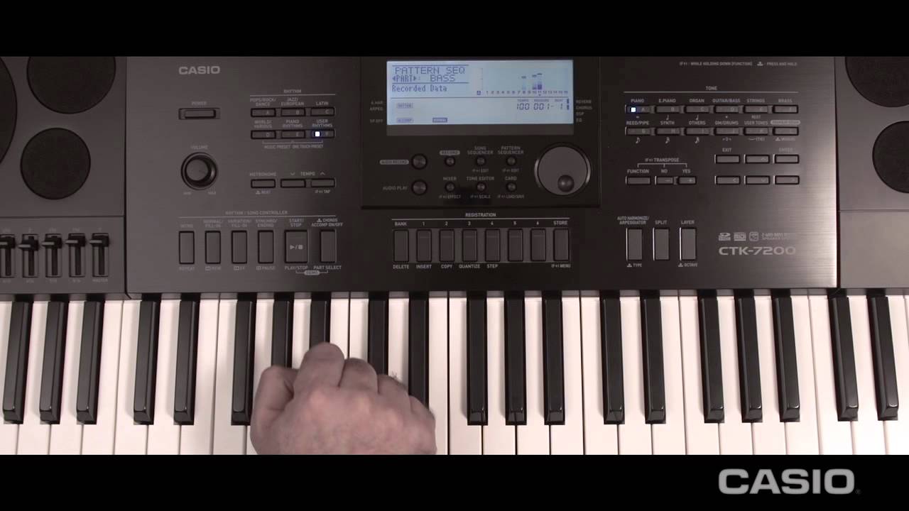 TUTORIAL I CTK 7200 / WK 7600 I Cómo grabar un nuevo ritmo
